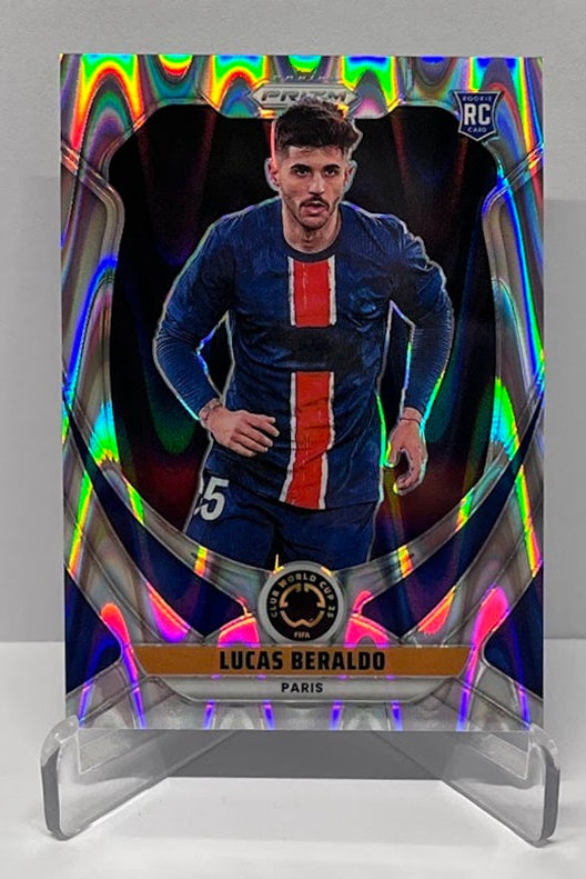2025 Panini Prizm FIFA Club World Cup Seismic Prizm RC Lucas Beraldo #157