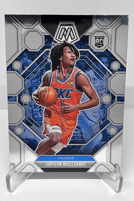 2022-23 Panini Mosaic RC Jaylin Williams Oklahoma City Thunder #241