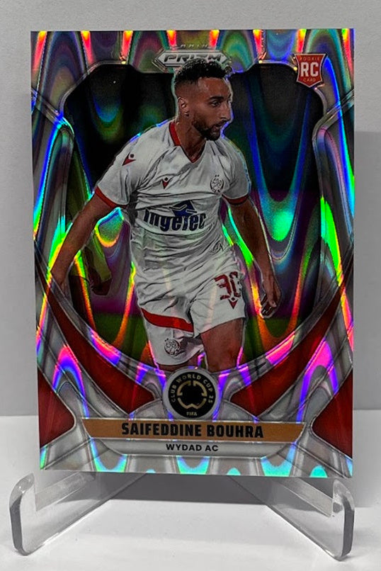 2025 Panini Prizm FIFA Club World Cup Seismic Prizm RC Saifeddine Bouhra #198