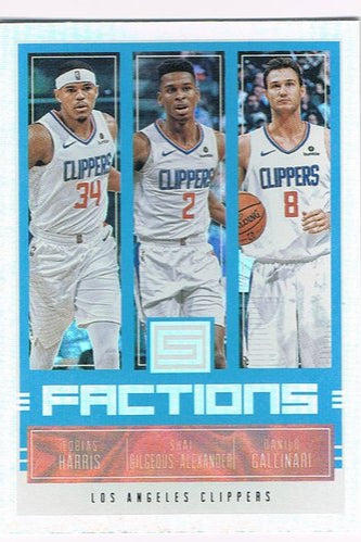 2018-19 Panini Status Harris Gilgeous-Alexander Gallinari Clippers #6