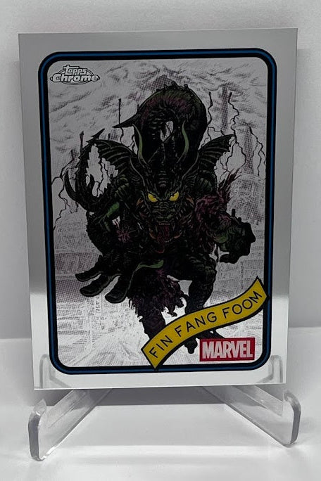 2025 Topps Chrome Marvel Fin Fang Foom #53 *7