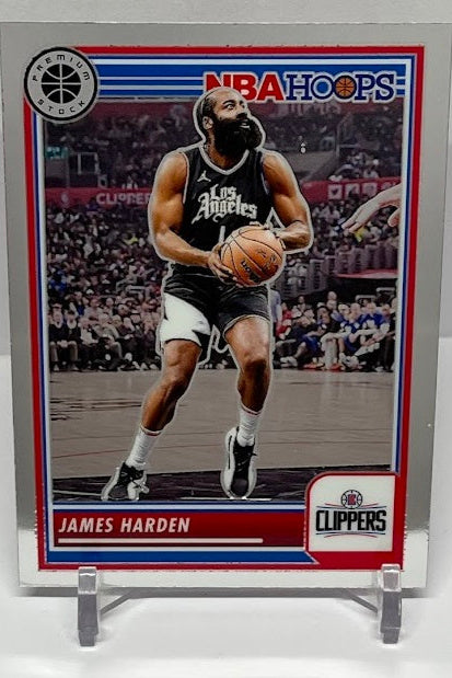 2023-24 Panini Hoops Premium James Harden Clippers #77