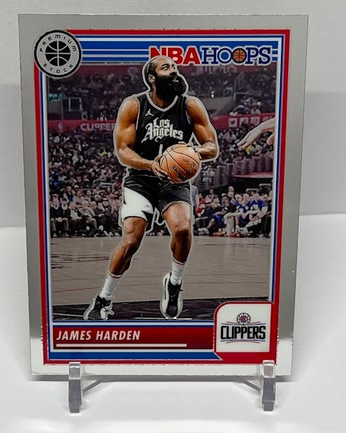 2023-24 Panini Hoops Premium James Harden Clippers #77