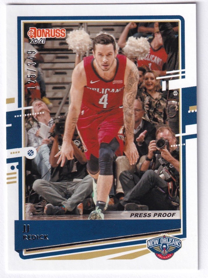 2020-21 Panini Donruss Press Proof JJ Redick Pelicans 125/349 #57
