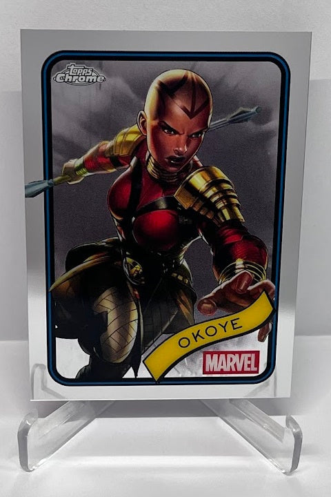 2025 Topps Chrome Marvel Okoye #58 *7