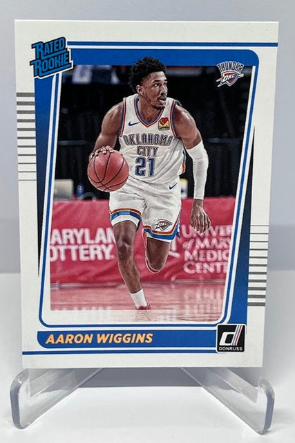 2021-22 Panini Donruss Rated Rookie Aaron Wiggins OKC #241