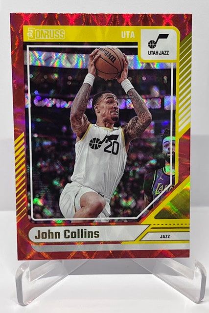 2024-25 Panini Donruss Red John Collins Utah Jazz #48 *6