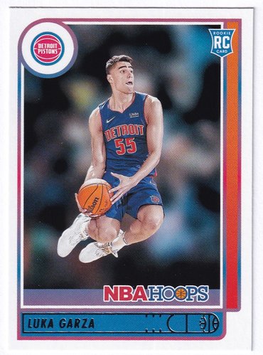 2021-22 Panini Hoops RC Luka Garza Pistons #250
