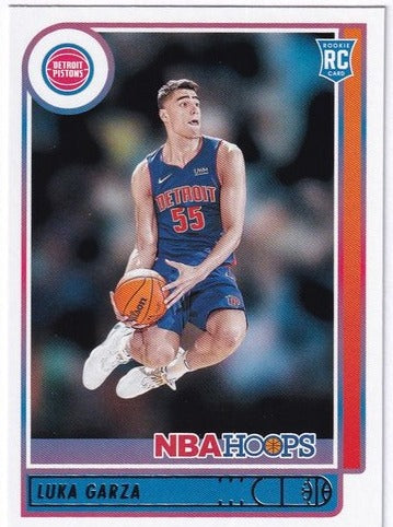 2021-22 Panini Hoops RC Luka Garza Pistons #250