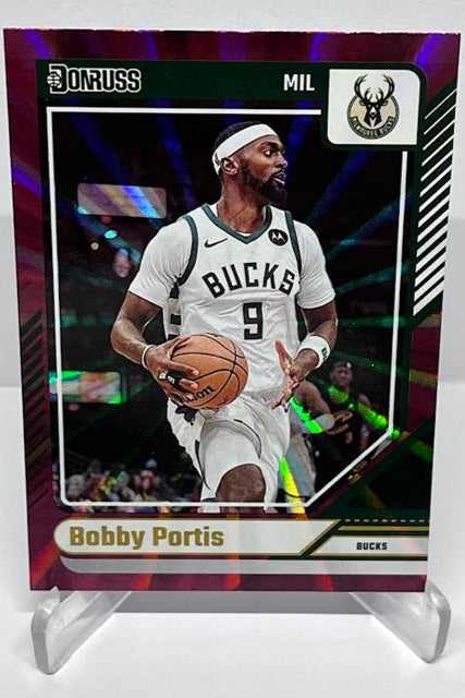 2024-25 Panini Donruss Holo Maroon Laser Bobby Portis Bucks #106 *6