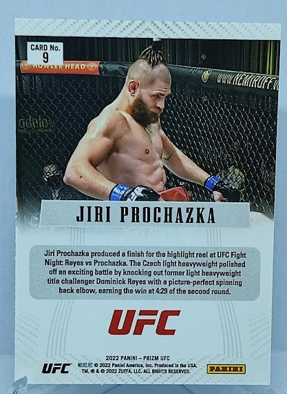 2022 Panini Prizm UFC Flashback Jiri Prochazka #9