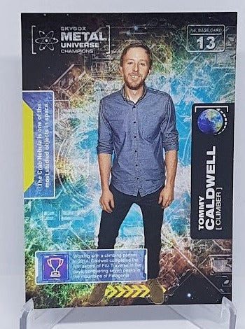 2021 Skybox Metal Universe Tommy Caldwell Climber #13
