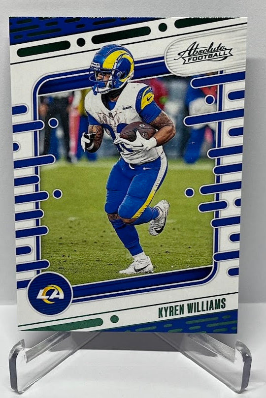 2024 Panini Absolute Green Foil Kyren Williams Los Angeles Rams #62 *3