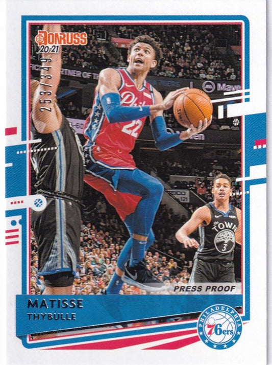 2020-21 Panini Donruss Matisse Thybulle 76ers 253/349 #74