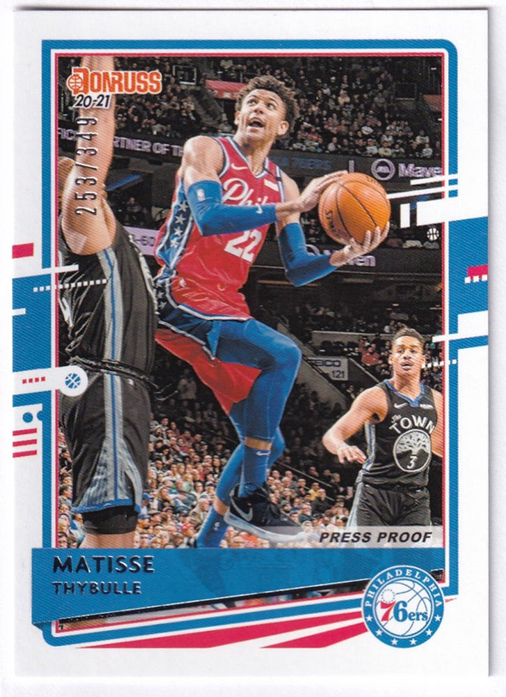 2020-21 Panini Donruss Matisse Thybulle 76ers 253/349 #74