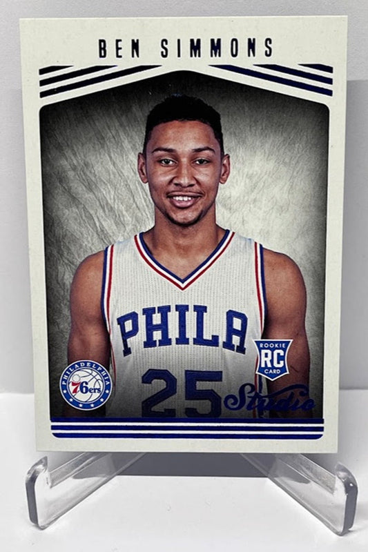 2016-17 Panini Studio RC Ben Simmons Philadelphia 76ers #184