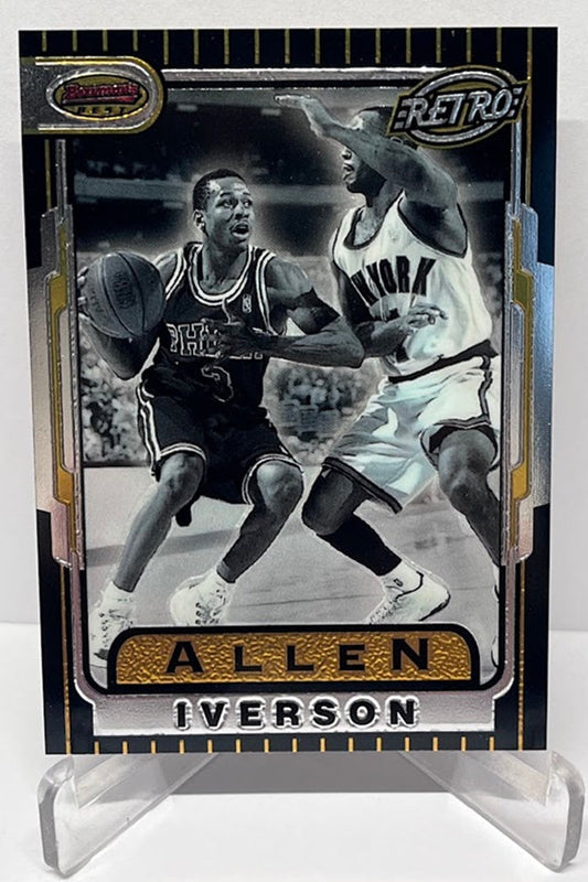 1997 Topps Bowmans Best Retro Allen Iverson Philadelphia 76ers #13