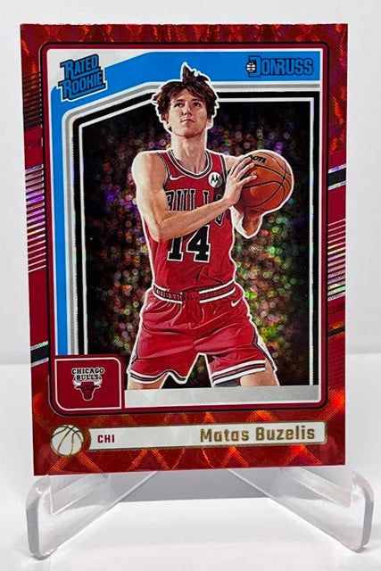 2024-25 Panini Donruss Red Rated Rookie Matas Buzelis Bulls #240 *6