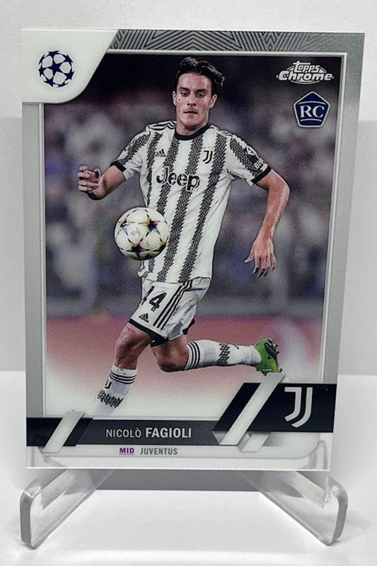 2023 Topps Chrome RC Nicolo Fagioli Juventus #53