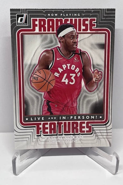 2020-21 Panini Donruss Franchise Features Pascal Siakam Raptors #28