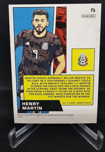 2021-22 Panini Donruss Marvels Henry Martin Mexico #19