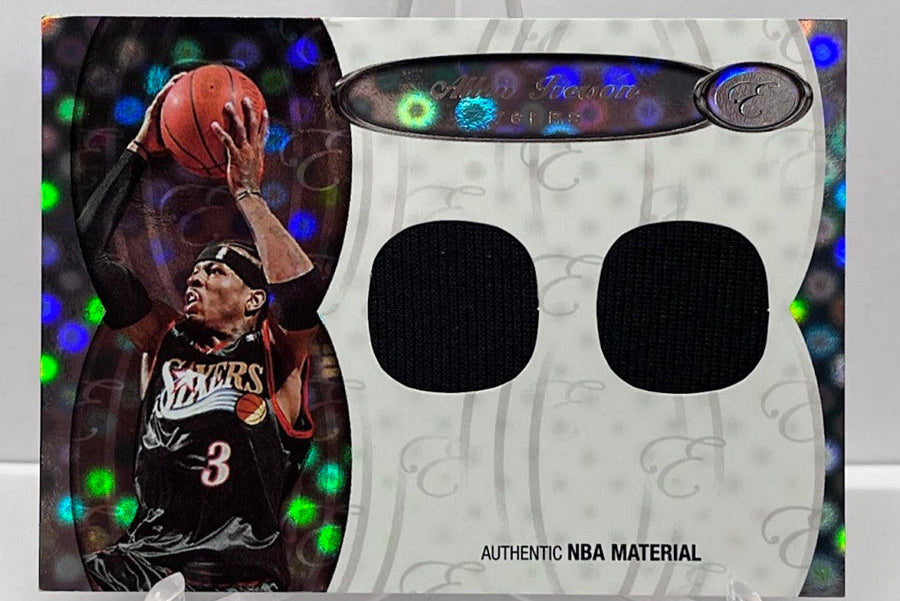 2006 Topps Bowman Elevation Dual Relics Allen Iverson 76ers 69/99