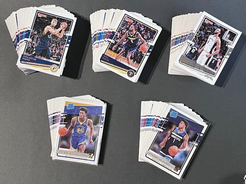 250 Card Lot 2020-21 Panini Donruss NBA 200 Base & 50 RC Cards Complete Set