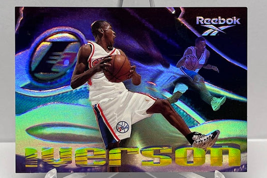 1997 Skybox International Reebok White Allen Iverson 76ers
