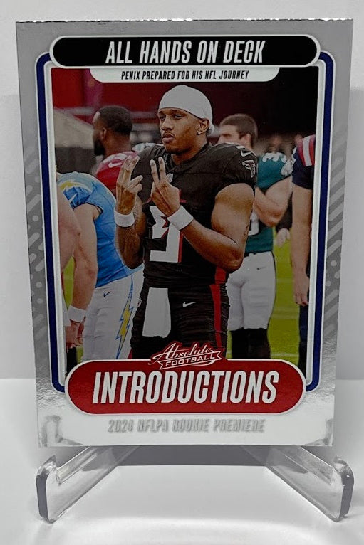 2024 Panini Absolute Introductions Michael Penix Atlanta Falcons #I-MPJ *3
