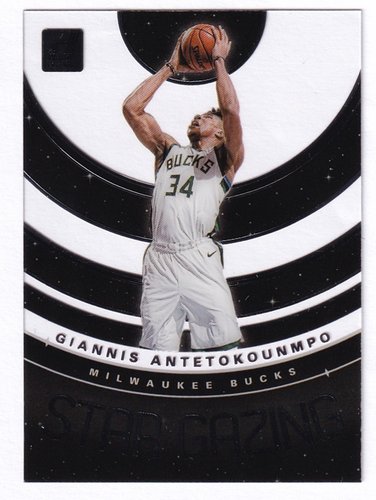 2019-20 Panini Donruss Clearly Giannis Antetokounmpo Bucks #9