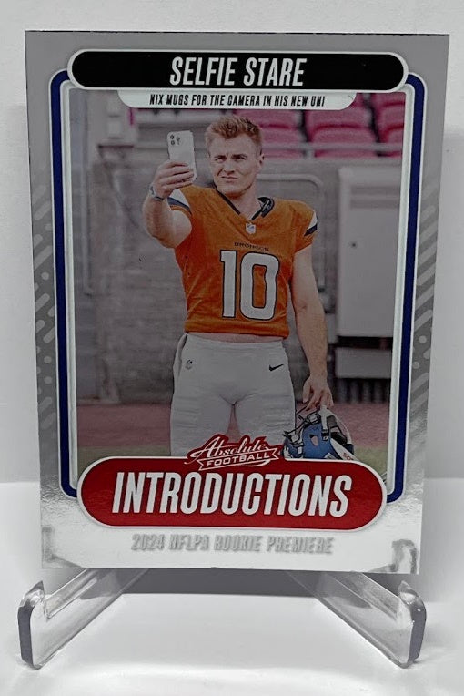 2024 Panini Absolute Introductions Bo Nix Denver Broncos #I-BNX *3