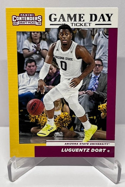 2019 Panini Contenders Game Day Ticket Luguentz Dort Arizona #27