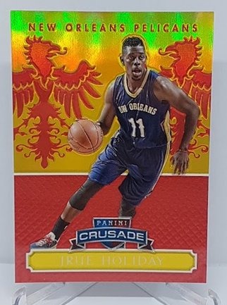 2014-15 Panini Excalibur Crusade Jrue Holiday Pelicans 02/99 #106