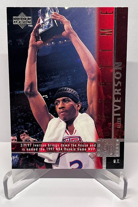 1998 Upper Deck Game Dated Allen Iverson Philadelphia 76ers #317