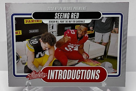 2024 Panini Absolute Introductions Trey Benson Arizona Cardinals #I-TBN *3