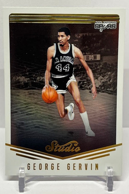 2016-17 Panini Studio George Gervin Spurs #62