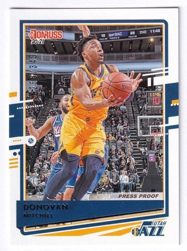 2020-21 Panini Donruss Donovan Mitchell Jazz 265/349 #128