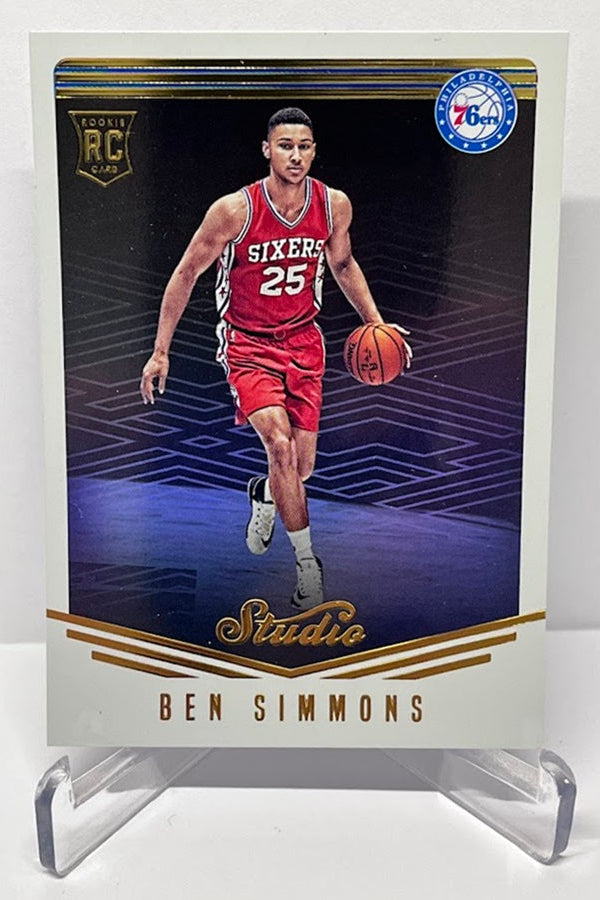 2016-17 Panini Studio RC Ben Simmons Philadelphia 76ers #84