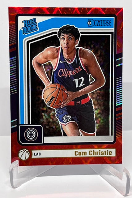 2024-25 Panini Donruss Red Rated Rookie Cam Christie Clippers #241 *6