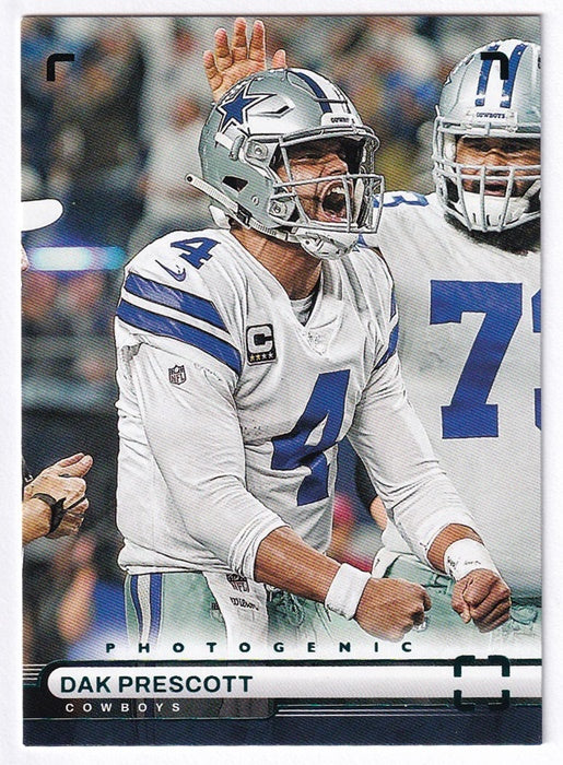 2022 Panini Chronicles Photogenic Teal Dak Prescott Cowboys