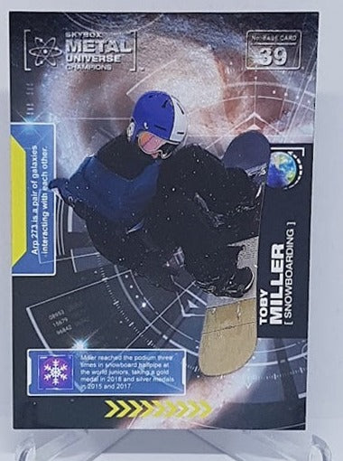 2021 Skybox Metal Universe Toby Miller Snowboarding #39