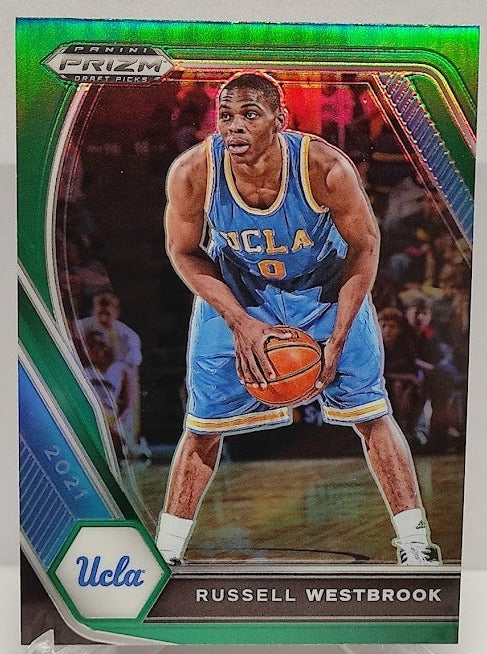 2021 Panini Prizm Draft Picks Green Russell Westbrook UCLA #54