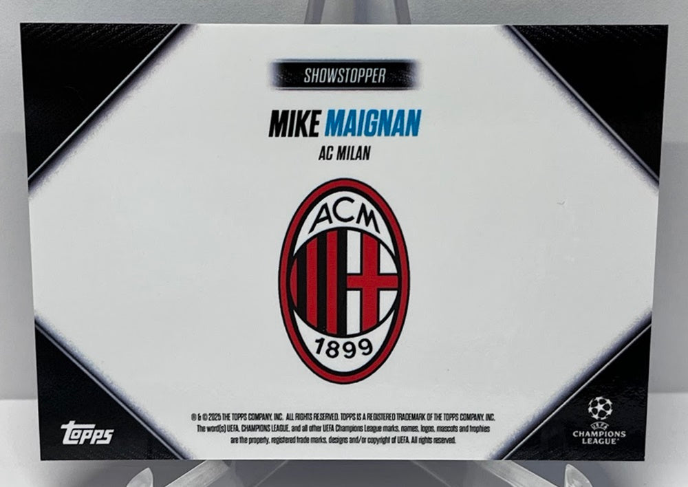 2024-25 Topps Showtime Showstopper Mike Maignan AC Milan 40/49 *5