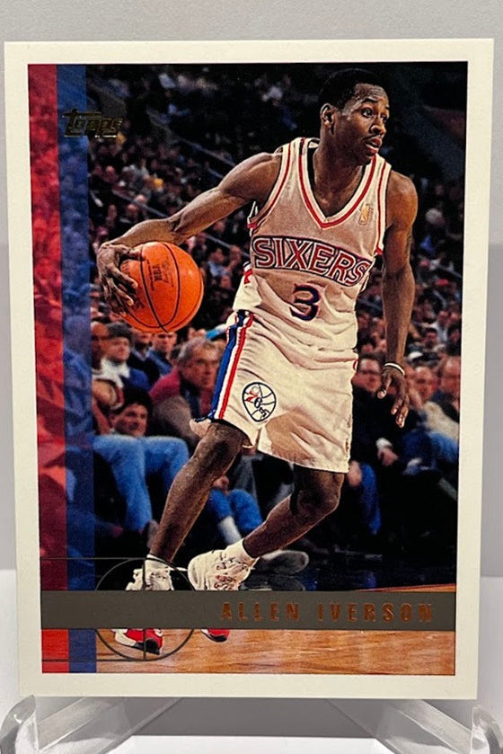 1997 Topps Allen Iverson Philadelphia 76ers #54