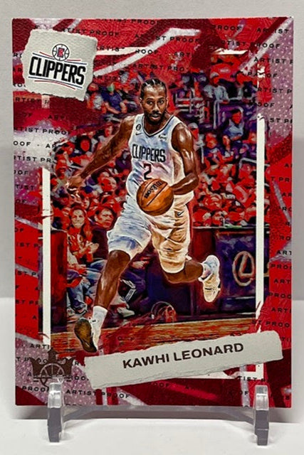 2022-23 Panini Court Kings Artist Proof Kawhi Leonard Clippers #48