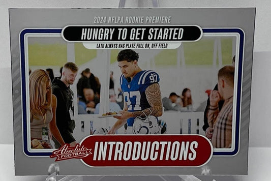 2024 Panini Absolute Introductions Laiatu Latu Indianapolis Colts #I-LLU *3