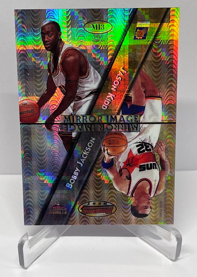 1997-98 Bowman's Best Mirror Image Atomic Refractor Allen Iverson Jason Kidd M13
