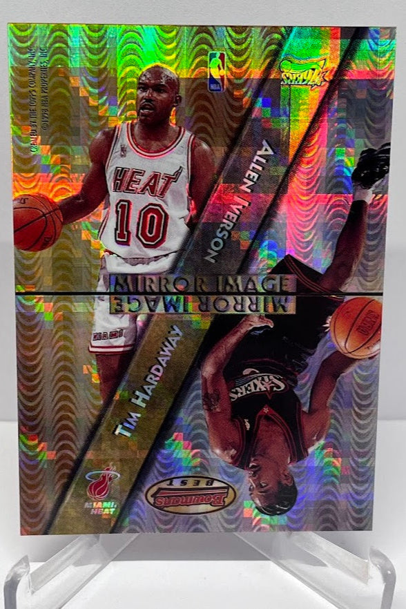 1997-98 Bowman's Best Mirror Image Atomic Refractor Allen Iverson Jason Kidd M13