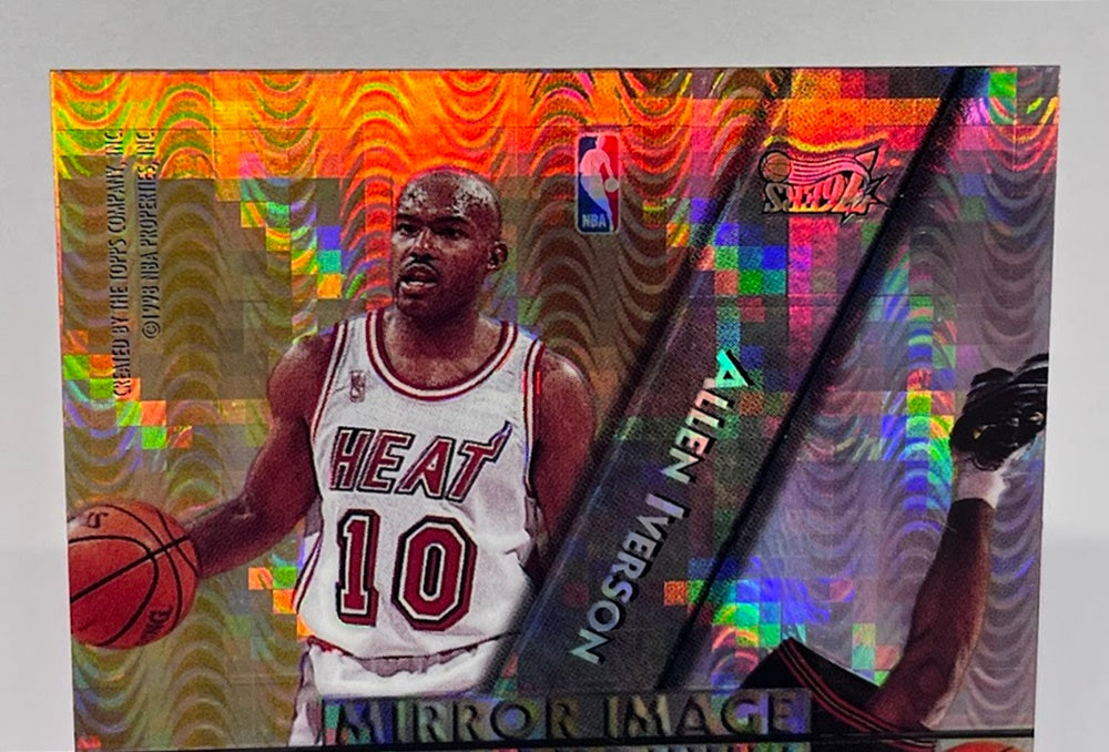 1997-98 Bowman's Best Mirror Image Atomic Refractor Allen Iverson Jason Kidd M13