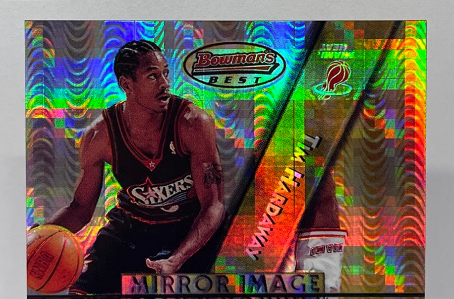 1997-98 Bowman's Best Mirror Image Atomic Refractor Allen Iverson Jason Kidd M13